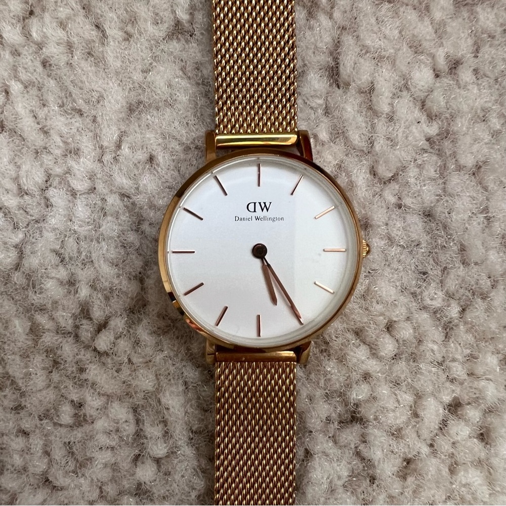 Daniel Wellington Rose Gold Mesh Women's Watch